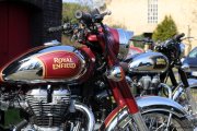 Royal Enfield Classic Chrome Green Red Royal Enfield Classic Chrome Green Red
