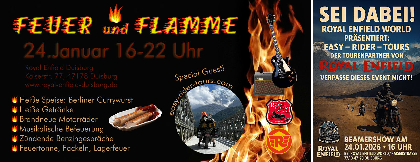 Veranstaltung Feuer und Flamme am 24. Januar ab 16:00 Uhr