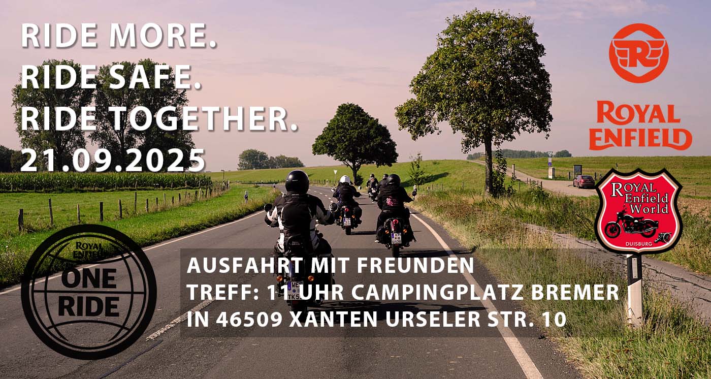 Royal Enfield One Ride 2025 Campingplatz Bremer Xanten Royal Enfield One Ride 2025 Campingplatz Bremer Xanten