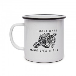 Kaffeetasse - Emaille MLG weiß